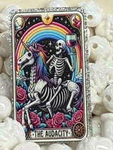 Acrylic flatbacks badge reel: Horror, spooky, Holiday, Tarot
