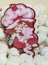 Badge reel acrylic flatbacks Lisa Frank, Sesame Street, Strawberry Shortcake, My little pony, Rainbow bright, Power Puff Girl