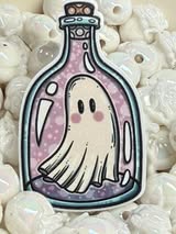 Acrylic flatbacks badge reel: Horror, spooky, Holiday, Tarot