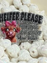 Acrylic flatback badge reel/pens: Funny, bad words, sweet, nice and cute