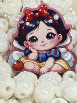 acrylics flat backs Princess/villains