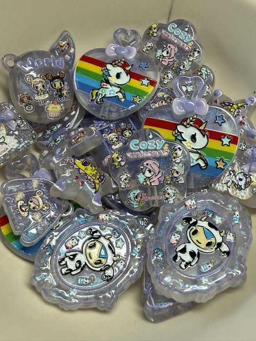 acrylic focal bead mixes