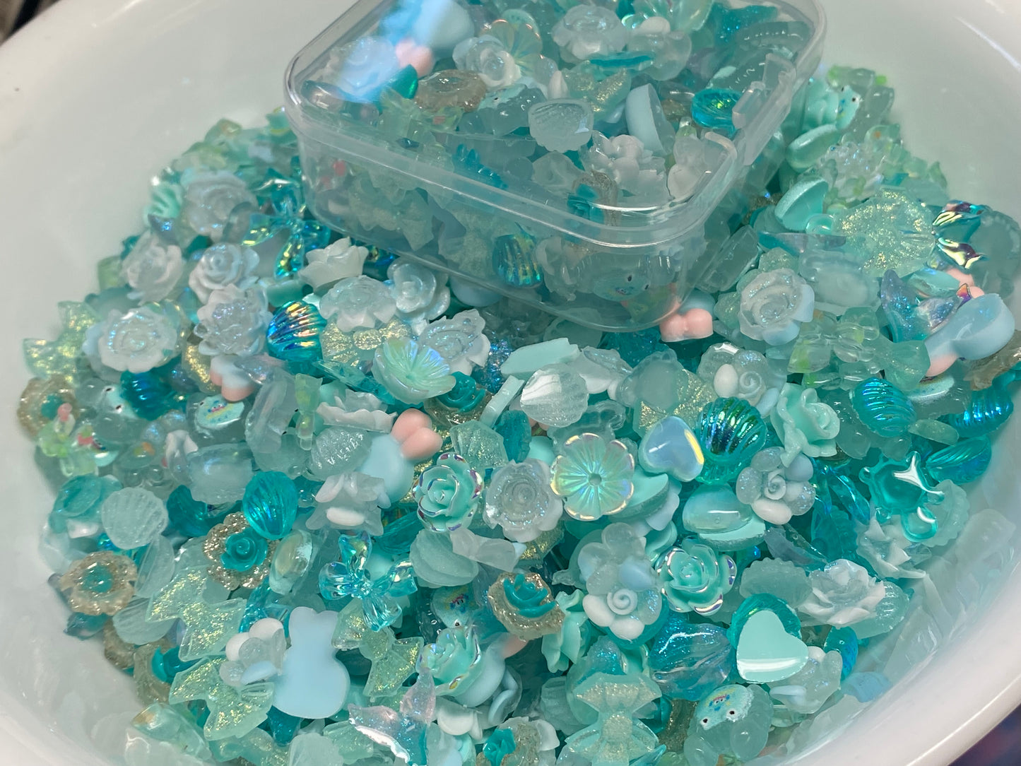 Mixed variety nail charms
