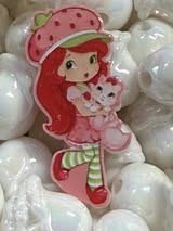 Acrylic focals double-sided Strawberry Shortcake and Friends