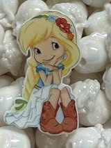 Acrylic focals double-sided Strawberry Shortcake and Friends