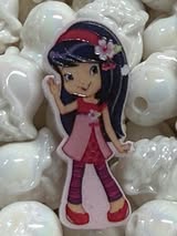 Acrylic focals double-sided Strawberry Shortcake and Friends