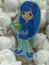 Acrylic focals double-sided Strawberry Shortcake and Friends