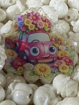 Acrylic flatbacks badge reel: Bows,Hearts, Peace, smile fame, Religion, Books, & Reading, Sun & Moon