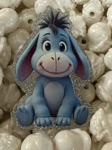 Badge reel acrylic flatbacks Lisa Frank, Sesame Street, Strawberry Shortcake, My little pony, Rainbow bright, Power Puff Girl, Care Bears, and Pooh