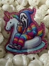 Acrylic flatbacks badge reel: Horror, spooky, Holiday, Tarot