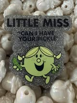 Acrylic flatback badge reel/pens: Funny, bad words, sweet, nice and cute