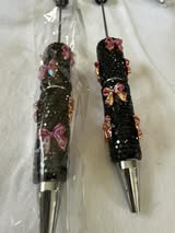 Pens: rhinestone and charms pens