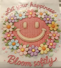 DTF Heat prints, sayings, happy face, seasonal, cars