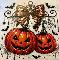 DTF heat press prints: Horror, Holidays