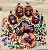 DTF heat prints: Animals, flowers, landscapes
