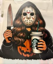 DTF heat press prints: Horror, Holidays