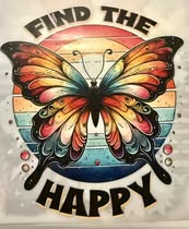 DTF Heat prints, sayings, happy face, seasonal, cars