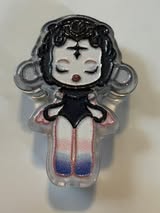 acrylic focal double sided beads: Horror