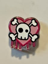 acrylic focal double sided beads: Horror