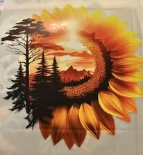DTF heat prints: Animals, flowers, landscapes