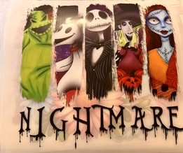 DTF heat press prints: Horror, Holidays