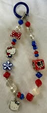Glass purse/phone charms