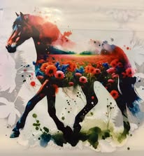 DTF heat prints: Animals, flowers, landscapes