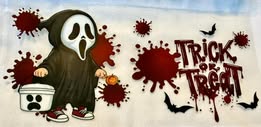 UV DTF 16oz cup wraps: horror, holidays