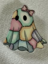 acrylic focal double sided beads: Horror
