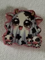 acrylic focal double sided beads: Horror