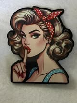 Acrylic flatbacks badge reel: family, mama, Dad