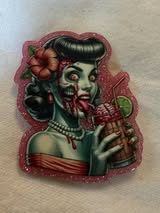Acrylic flatbacks badge reel: Horror, spooky, Holiday, Tarot