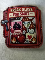 Acrylic flatback badge reel/pens: Funny, bad words, sweet, nice and cute