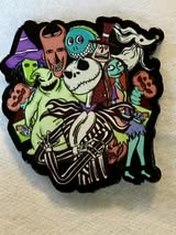 Acrylic flatbacks badge reel: Horror, spooky, Holiday, Tarot