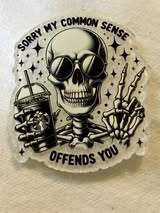Acrylic flatback badge reel/pens: Funny, bad words, sweet, nice and cute