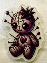 Acrylic flatbacks badge reel: Horror, spooky, Holiday, Tarot