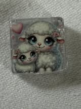 acrylic focals: Animals, flowers, food, hearts