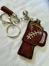 rhinestone keychains and bag charms