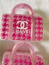 30mm luminous designer purse beads