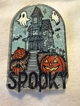 Acrylic flatbacks badge reel: Horror, spooky, Holiday, Tarot