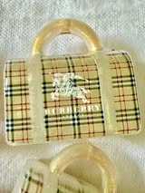30mm luminous designer purse beads