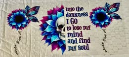 UV DTF 16oz cup wraps: funny, silly, sad, metal health, love