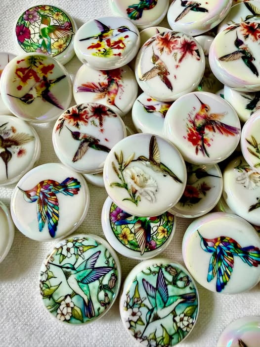 hummingbird bird beads