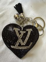 rhinestone keychains and bag charms