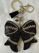 rhinestone keychains and bag charms