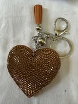 rhinestone keychains and bag charms