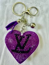 rhinestone keychains and bag charms