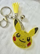 rhinestone keychains and bag charms