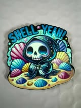 Acrylic flatback badge reel/pens: Funny, bad words, sweet, nice and cute