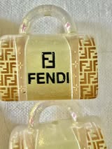 30mm luminous designer purse beads